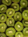 Background cut kiwi Royalty Free Stock Photo